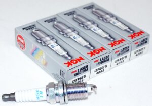 Set of 4 Genuine NGK 4095 IZFR6F-11 Laser Iridium Spark Plugs