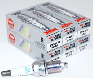 Set of 6 Genuine NGK 4095 IZFR6F-11 Laser Iridium Spark Plugs
