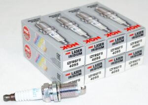 Set of 8 Genuine NGK 4095 IZFR6F-11 Laser Iridium Spark Plugs