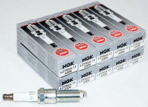 Set of 10 Genuine NGK 4306 LZTR5A-13 V-Power Spark Plugs
