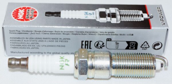 Set of 10 Genuine NGK 4306 LZTR5A-13 V-Power Spark Plugs - Image 2