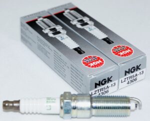 Set of 2 Genuine NGK 4306 LZTR5A-13 V-Power Spark Plugs