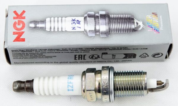 Set of 2 Genuine NGK 4462 IZFR6J Laser Iridium Spark Plugs - Image 2
