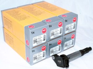 Set of 6 Genuine NGK 48726 U5076 Ignition Coils