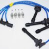 Set of 4 Genuine NGK 4291 ZFR6F-11 V-Power Spark Plugs and 9259 HE56 Wire Set - Image 2