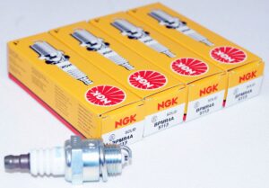 Set of 4 Genuine NGK 5113 BPMR4A Nickel Spark Plugs