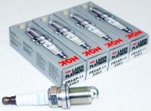 Set of 4 NGK 5463 FR5AP-11 Laser Platinum Spark Plugs