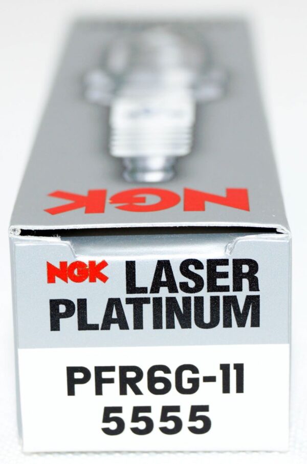 Set of 4 Genuine NGK 5555 PFR6G-11 Laser Platinum Spark Plugs - Image 9