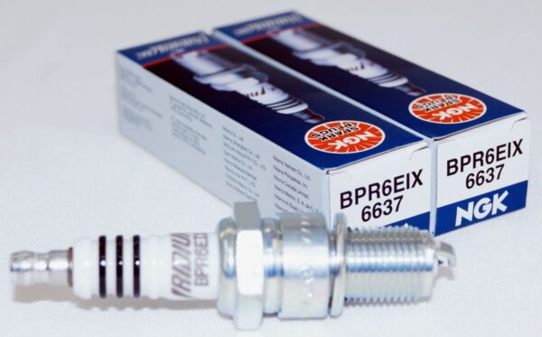 Set of 2 Genuine NGK 6637 BPR6EIX Iridium IX Spark Plugs