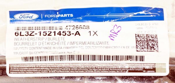 Genuine OEM 6L3Z1521453A Ford Belt Molding - Image 2