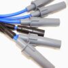 Set of 6 NGK 3381 LZTR5AGP Platinum Spark Plugs and 53141 CRX067 Wire Set Kit - Image 16