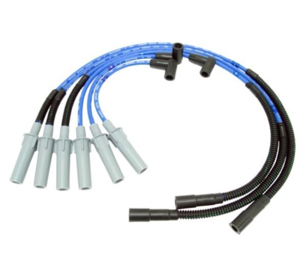 Set of 6 NGK 3381 LZTR5AGP Platinum Spark Plugs and 53141 CRX067 Wire Set Kit - Image 17
