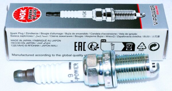 Set of 4 Genuine NGK 7405 R5672A-9 Racing Plugs - Image 2