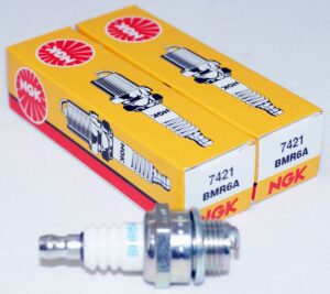 Set of 2 Genuine NGK 7421 BMR6A Nickel Spark Plugs