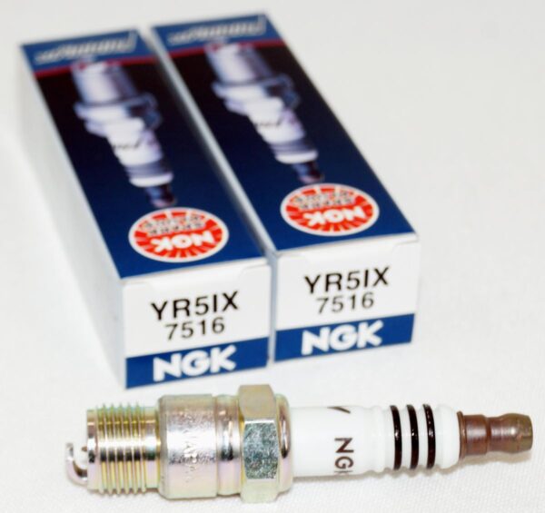 Set of 2 Genuine NGK 7516 YR5IX Iridium IX Spark Plugs