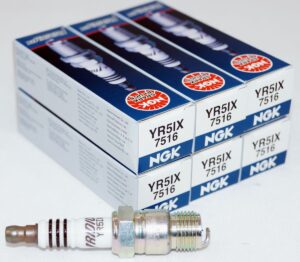 Set of 6 Genuine NGK 7516 YR5IX Iridium IX Spark Plugs