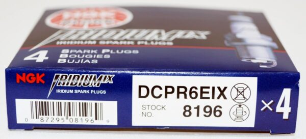 Set of 4 Genuine NGK 8196 DCPR6EIX Iridium IX Spark Plugs - Image 11