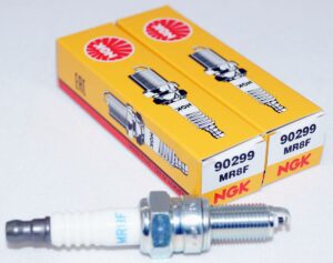 Set of 2 Genuine NGK 90299 MR8F Nickel Spark Plugs