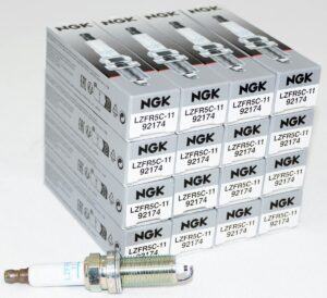 Set of 16 Genuine NGK 92174 LZFR5C-11 Nickel Spark Plugs