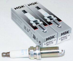 Set of 2 Genuine NGK 92174 LZFR5C-11 Nickel Spark Plugs
