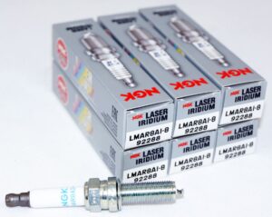 Set of 6 Genuine NGK 92288 LMAR8AI-8 Laser Iridium Spark Plugs