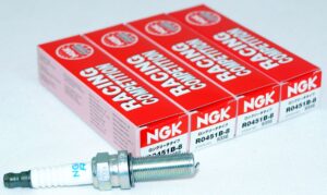 Set of 4 Genuine NGK 9356 R0451B-8 Racing Plugs