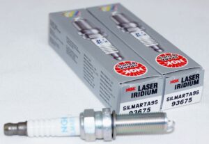 Set of 2 Genuine NGK 93675 SILMAR7A9S Laser Iridium Spark Plugs