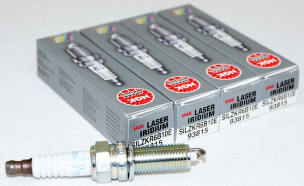 Set of 4 Genuine NGK 93815 SILZKR6B10E Laser Iridium Spark Plugs