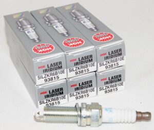 Set of 6 Genuine NGK 93815 SILZKR6B10E Laser Iridium Spark Plugs