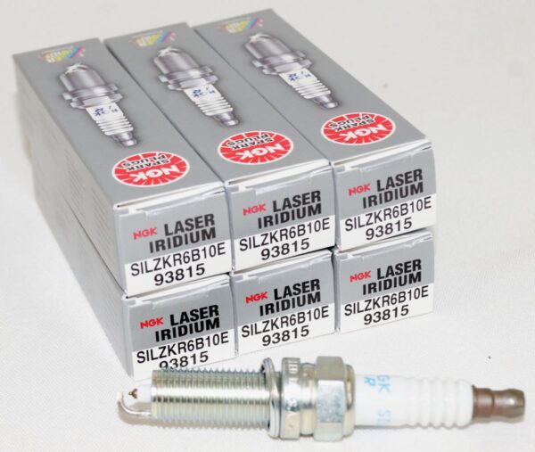 Set of 6 Genuine NGK 93815 SILZKR6B10E Laser Iridium Spark Plugs
