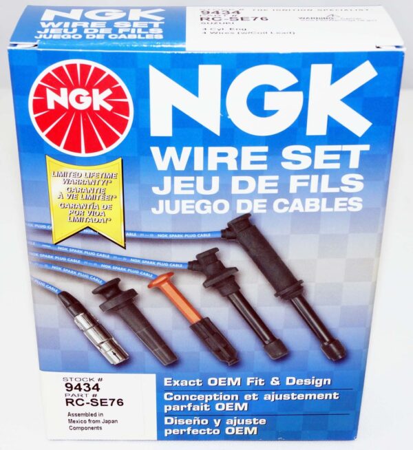 Genuine NGK 9434 RC-SE76 Ignition Wire Set - Image 2