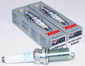 Set of 2 Genuine NGK 94833 PLFER7A8EG Laser Platinum Spark Plugs