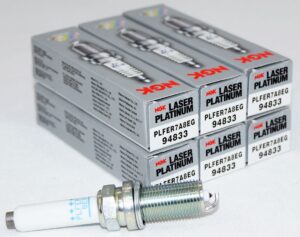 Set of 6 Genuine NGK 94833 PLFER7A8EG Laser Platinum Spark Plugs