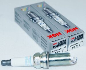 Set of 2 Genuine NGK 95712 LZFR6AP11GS Laser Platinum Spark Plugs