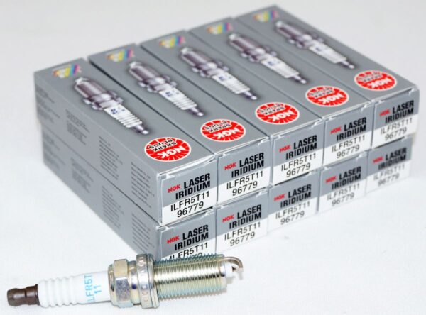 Set of 10 Genuine NGK 96779 ILFR5T11 Laser Iridium Spark Plugs