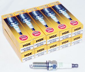 Set of 10 Genuine NGK 97390 LKR7BGP-S G-Power Platinum Spark Plugs