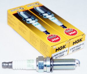 Set of 2 Genuine NGK 97390 LKR7BGP-S G-Power Platinum Spark Plugs