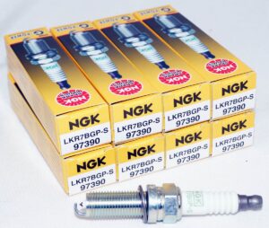 Set of 8 Genuine NGK 97390 LKR7BGP-S G-Power Platinum Spark Plugs