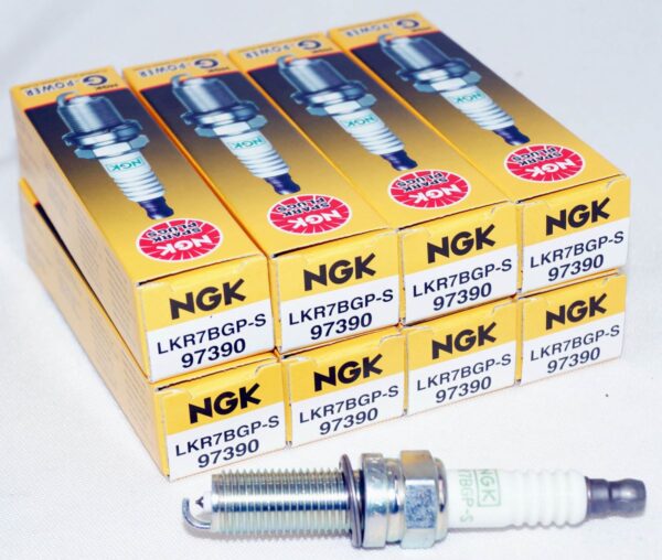 Set of 8 Genuine NGK 97390 LKR7BGP-S G-Power Platinum Spark Plugs