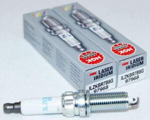 Set of 2 Genuine NGK 97968 ILZKBR7B8G Laser Iridium Spark Plugs