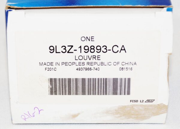 Genuine OEM 9L3Z19893CA Ford Dashboard AC Heater Air Vent Duct Chrome 09-14 F150 - Image 2