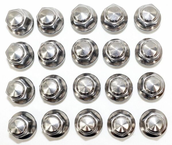 Genuine OEM BE5Z1012B Ford Set of 4 Chrome Lug Nuts - Image 4
