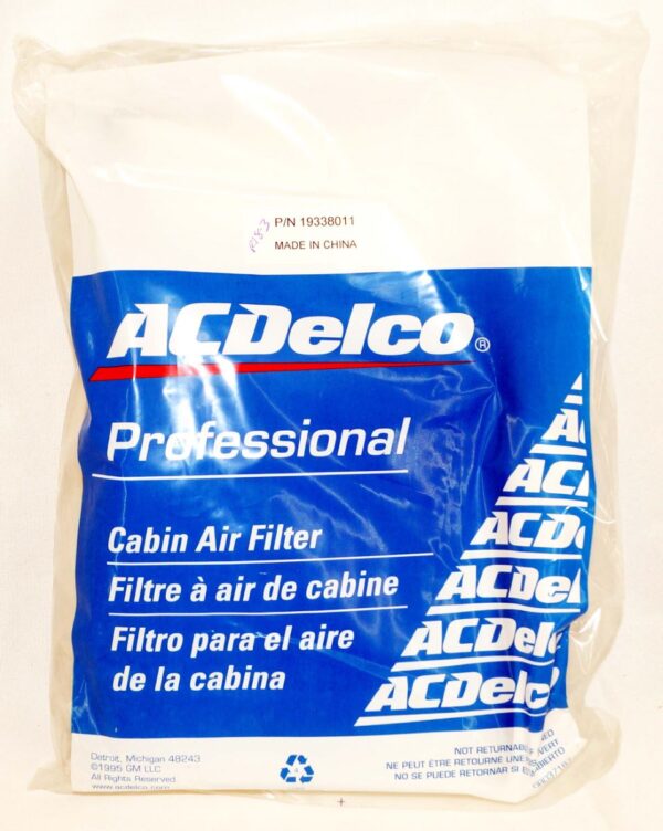 Genuine OEM ACDelco Pro CF1132F Cabin Air Filter GM 19338011 - Image 2