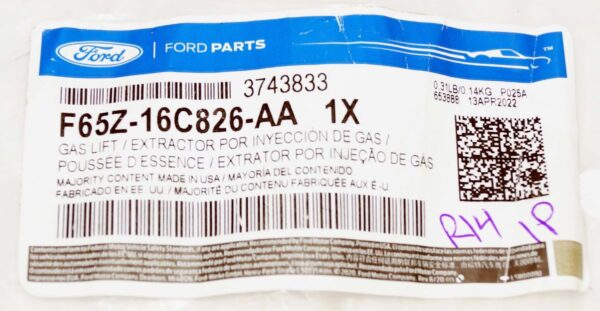 Genuine OEM F65Z16C826AA Ford Hood Components Lift Cylinder - Image 2