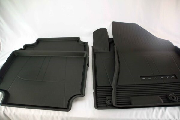 Genuine OEM L0F13-AU000 Hyundai Sonata All Weather Floor Mats Liners Set of 4 - Image 4