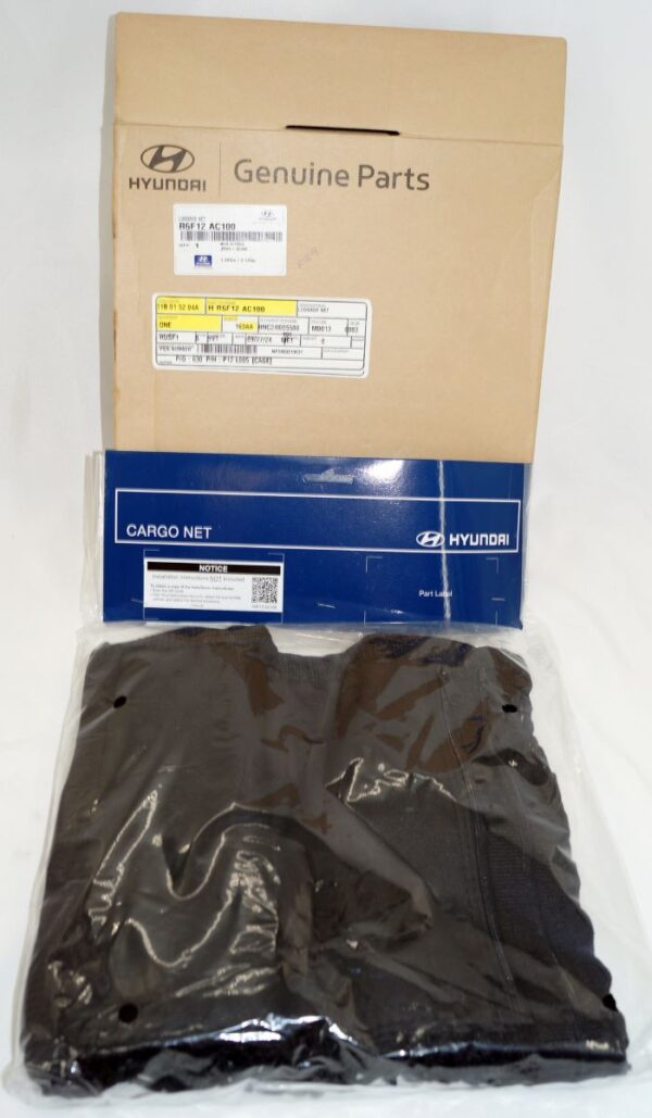 Genuine OEM R6F12-AC100 Hyundai 2024-2025 Santa Fe Cargo Net with Pouch - Image 2