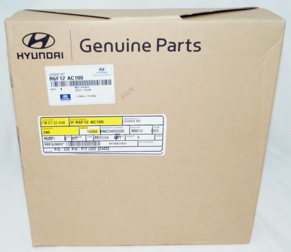 Genuine OEM R6F12-AC100 Hyundai 2024-2025 Santa Fe Cargo Net with Pouch - Image 5