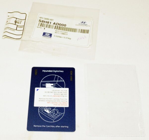 Genuine OEM S8H81-AD000 Hyundai Genuine NFC Key Card