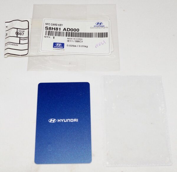 Genuine OEM S8H81-AD000 Hyundai Genuine NFC Key Card - Image 5