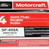 4 Pack Genuine Motorcraft SP409A Spark Plug Ford Mercury Lincoln 2.3 3.8 5.0 - Image 2